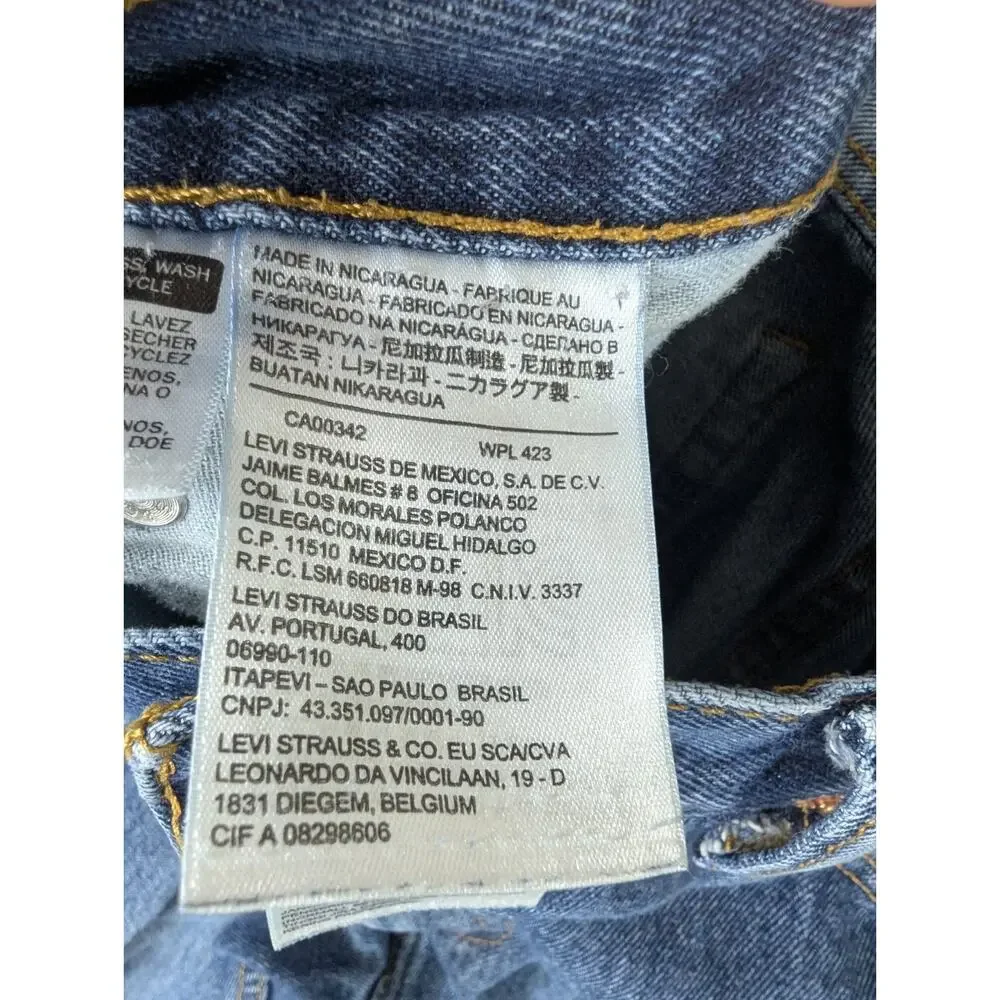 Levi's 505 Jeans Mens 38x30 Regular Fit Straight Leg